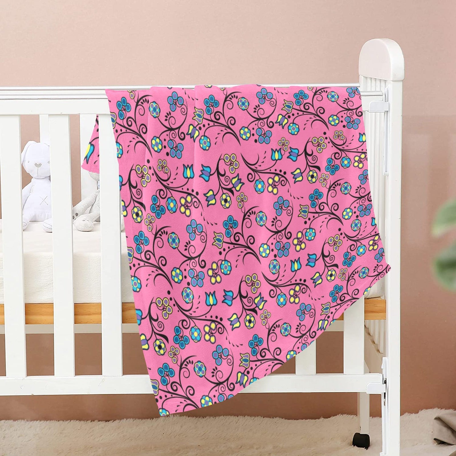 Blue Trio Bubblegum Baby Blanket 30"x40" Baby Blanket 30"x40" e-joyer 