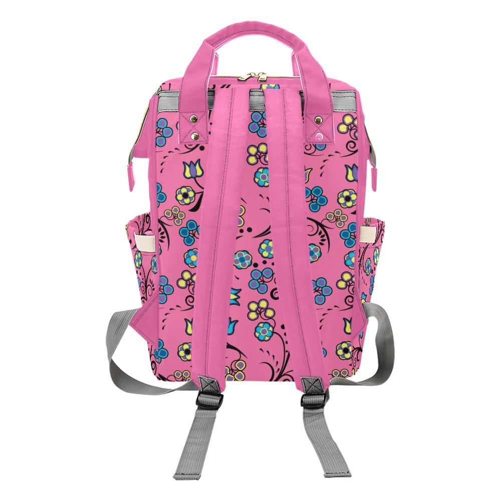 Blue Trio Bubblegum Multi-Function Diaper Backpack/Diaper Bag (Model 1688) bag e-joyer 