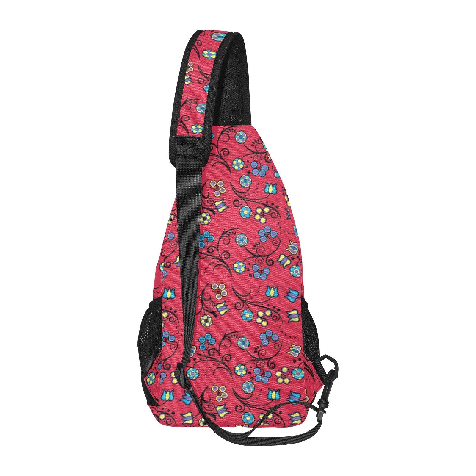 Blue Trio Cardinal All Over Print Chest Bag (Model 1719) All Over Print Chest Bag (1719) e-joyer 