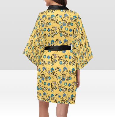 Blue Trio Tuscan Kimono Robe Artsadd 