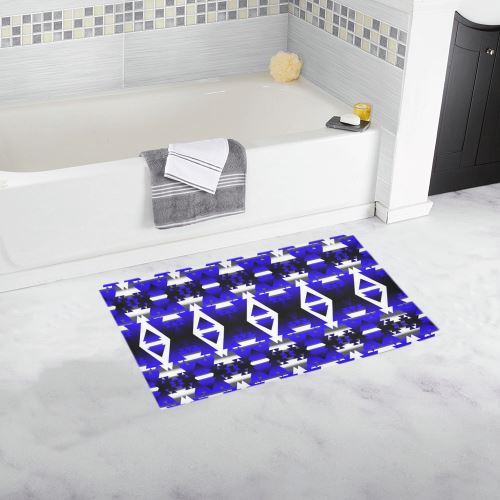 Blue Winter Camp Bath Rug 16''x 28'' Bath Rug 16''x 28'' e-joyer 