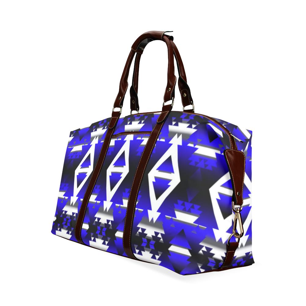 Blue Winter Camp Classic Travel Bag (Model 1643) Remake Classic Travel Bags (1643) e-joyer 