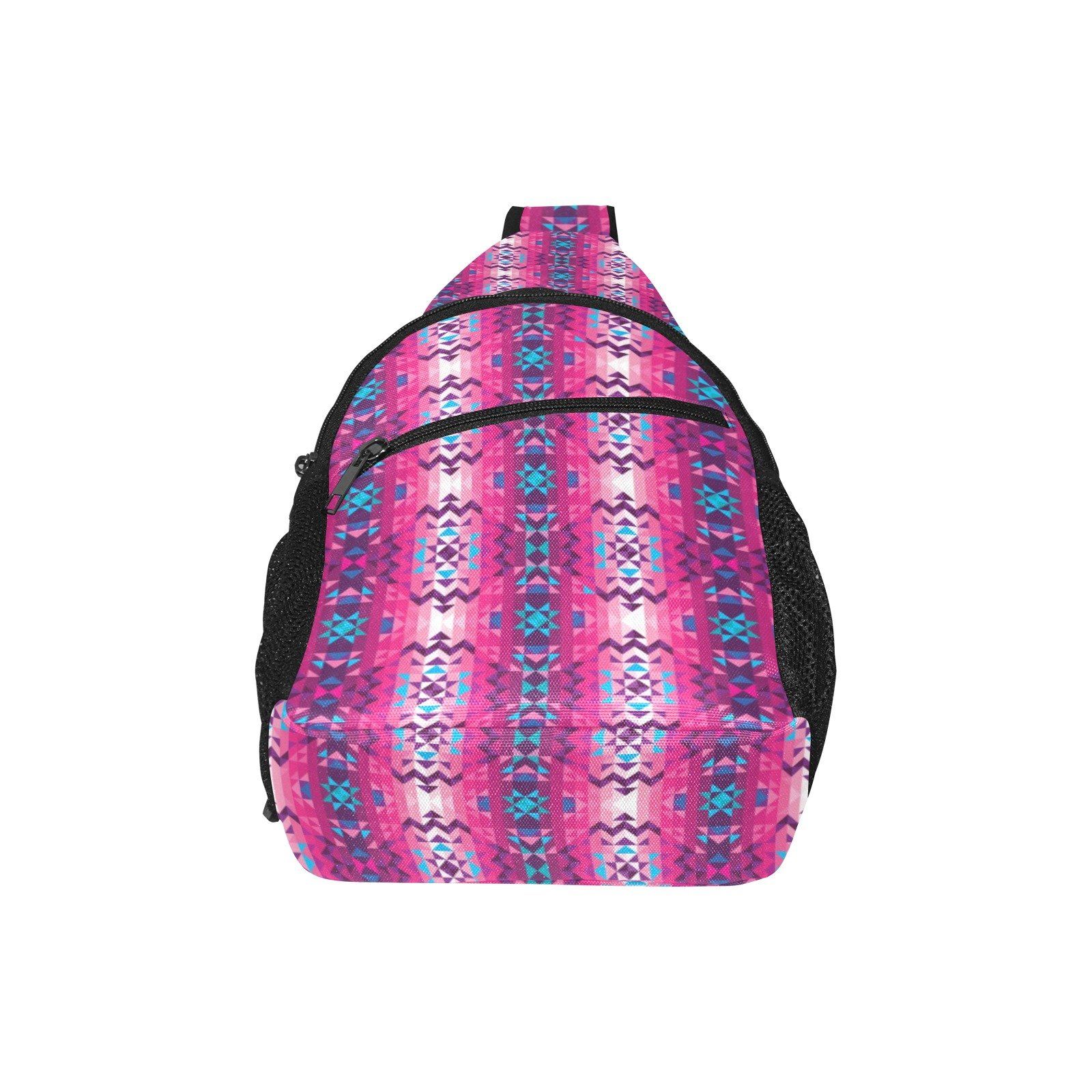 Bright Wave All Over Print Chest Bag (Model 1719) All Over Print Chest Bag (1719) e-joyer 