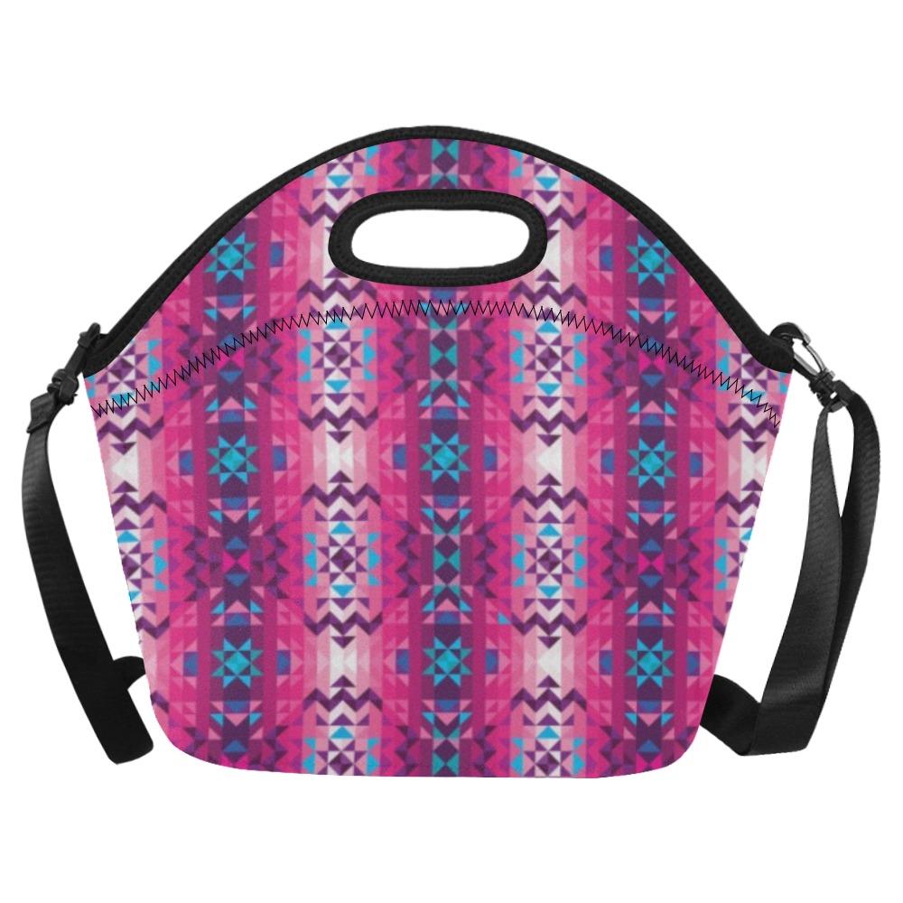 Bright Wave Neoprene Lunch Bag/Large (Model 1669) bag 49 Dzine 