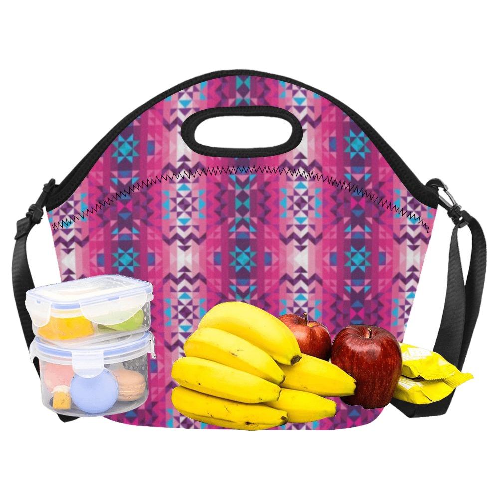 Bright Wave Neoprene Lunch Bag/Large (Model 1669) bag 49 Dzine 