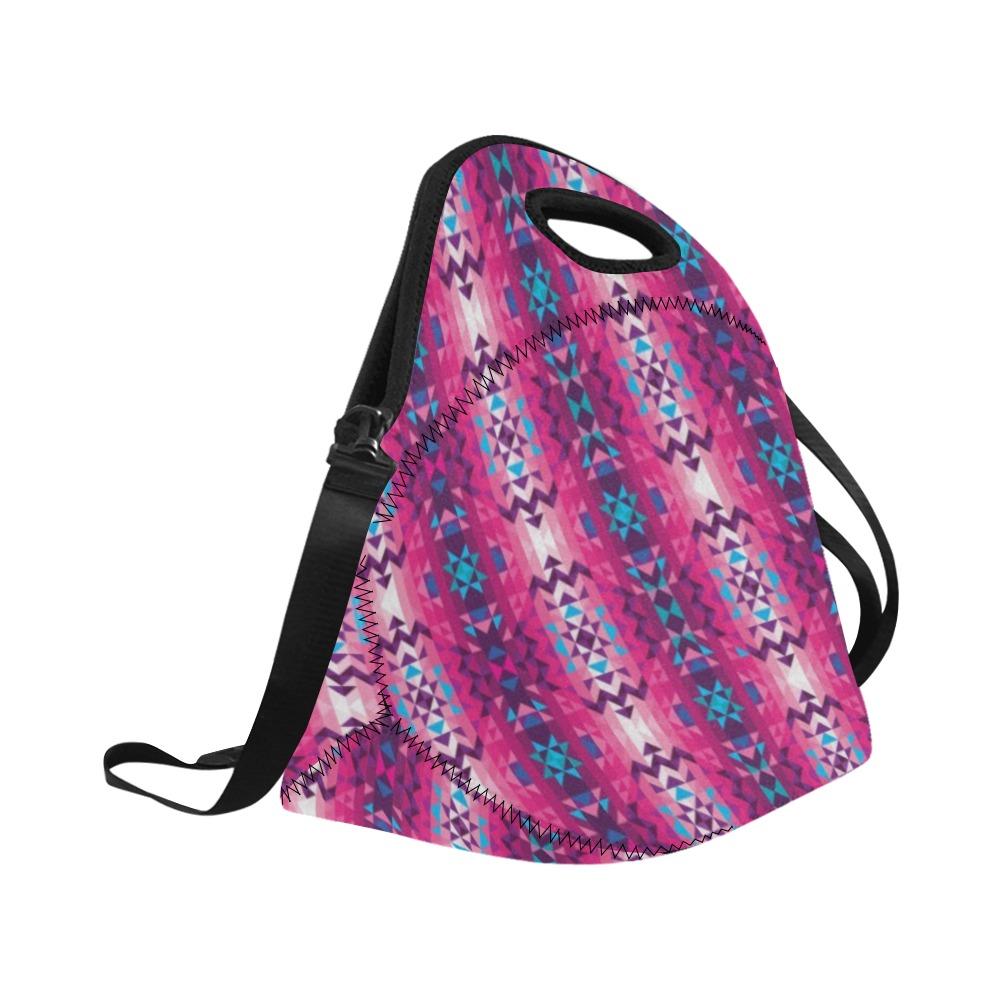 Bright Wave Neoprene Lunch Bag/Large (Model 1669) bag 49 Dzine 