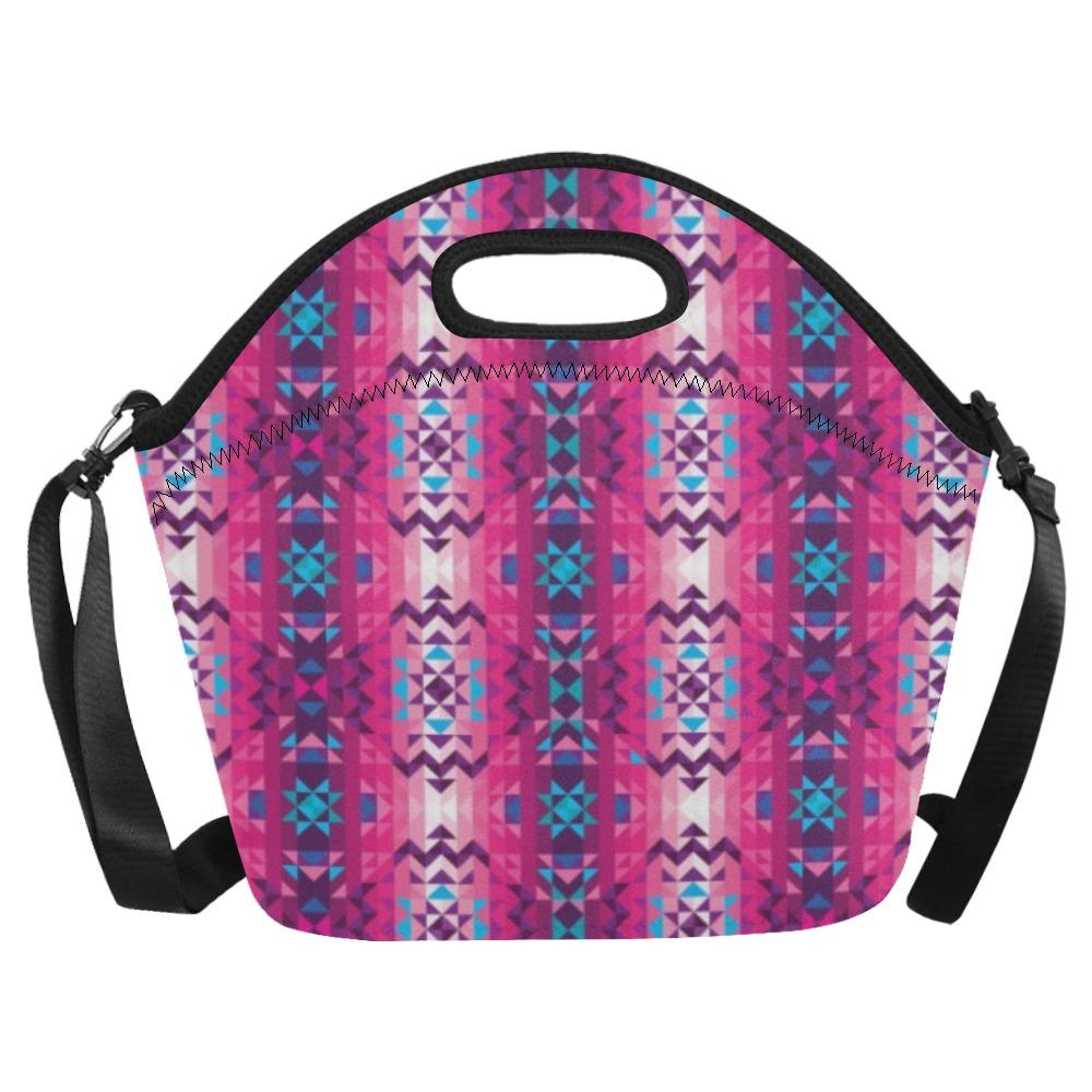 Bright Wave Neoprene Lunch Bag/Large (Model 1669) bag 49 Dzine 