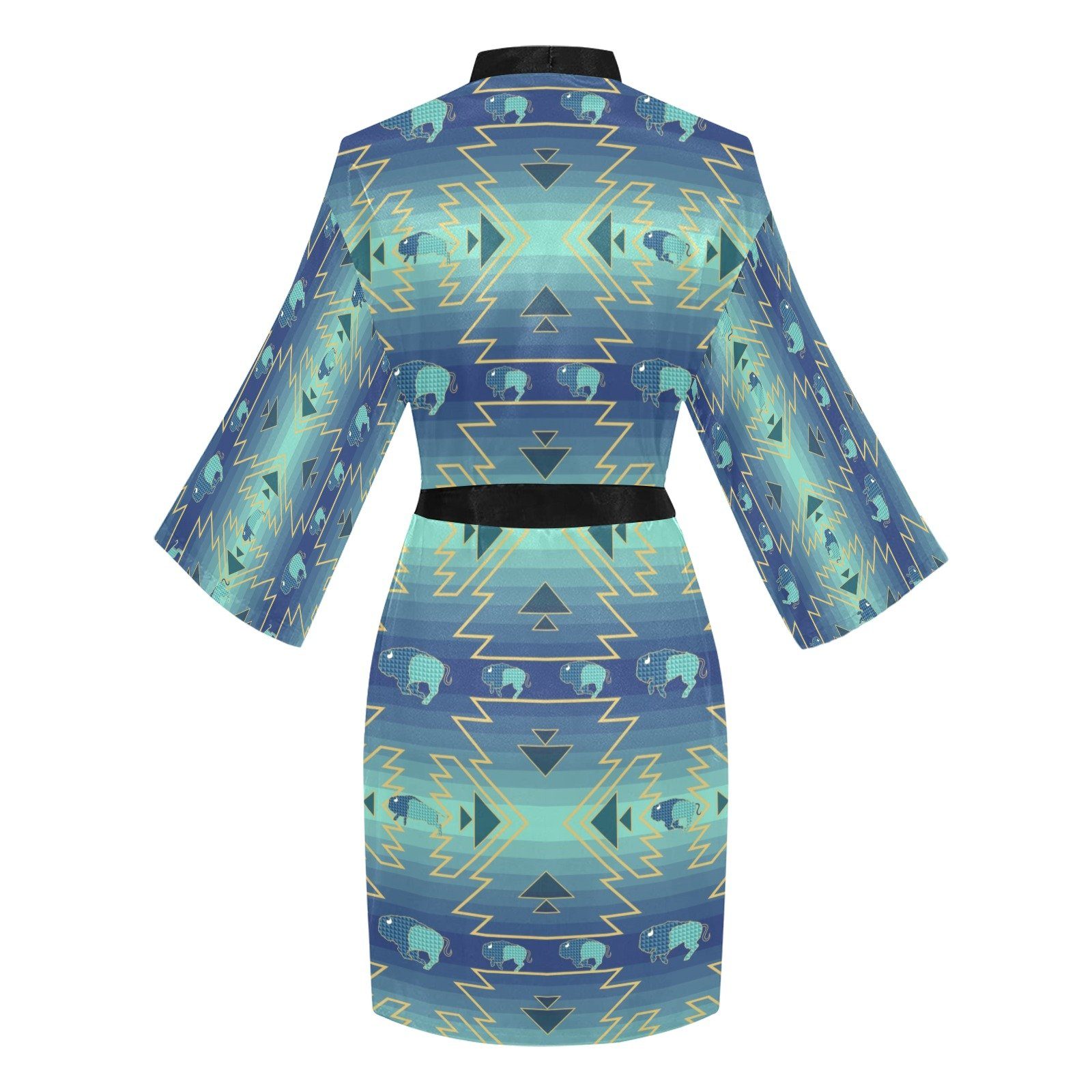 Buffalo Run Long Sleeve Kimono Robe Long Sleeve Kimono Robe e-joyer 