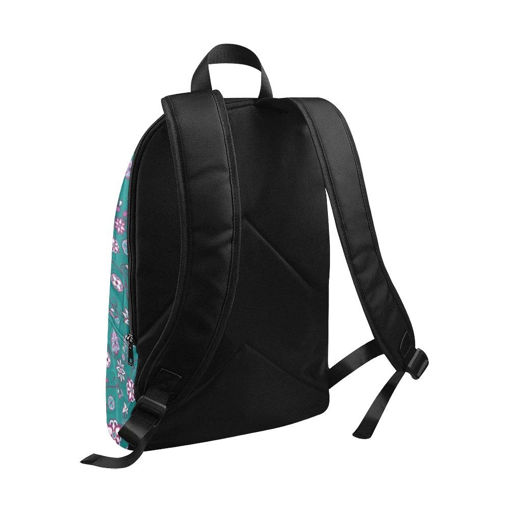 Burgundy Bloom Fabric Backpack for Adult (Model 1659) Casual Backpack for Adult (1659) e-joyer 