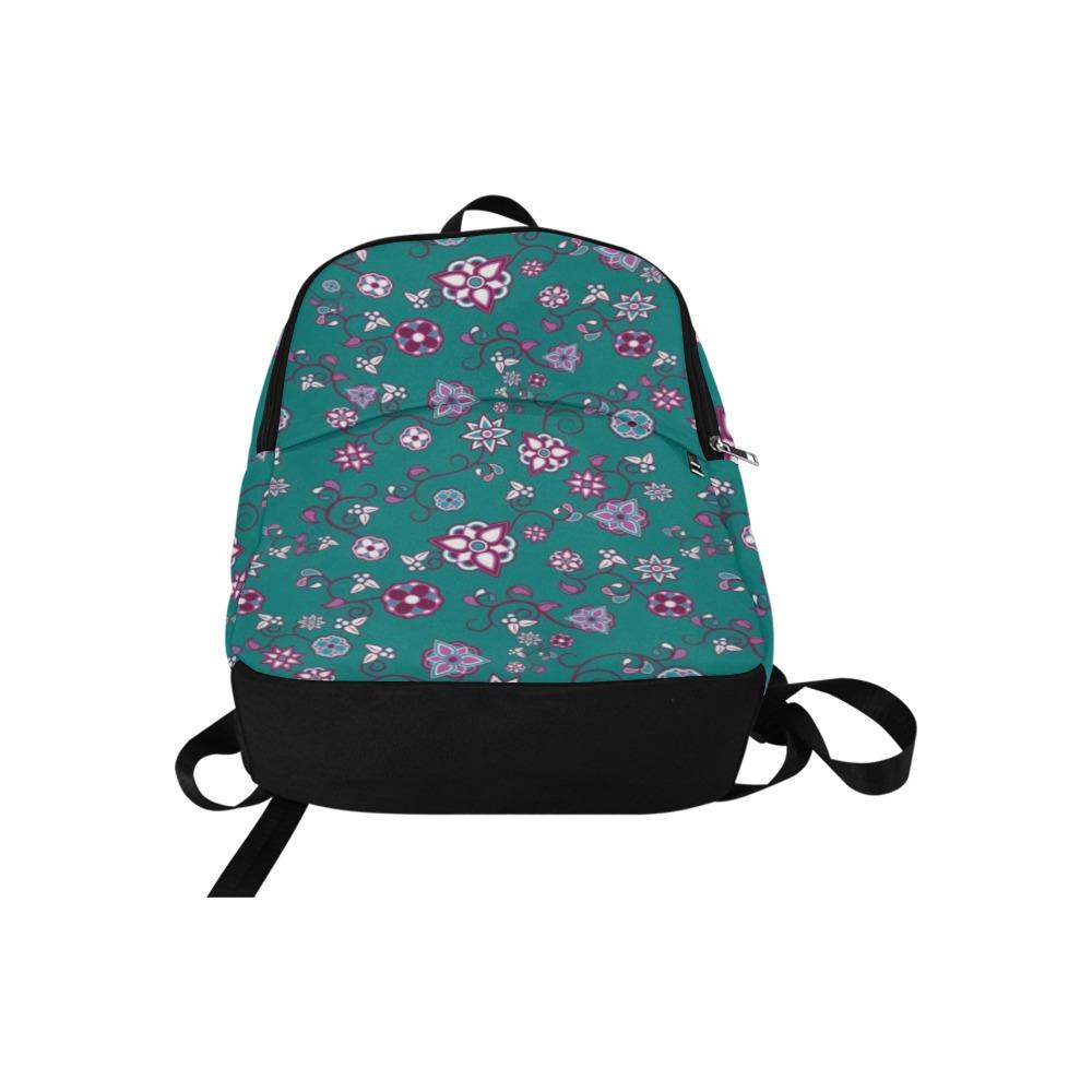 Burgundy Bloom Fabric Backpack for Adult (Model 1659) Casual Backpack for Adult (1659) e-joyer 