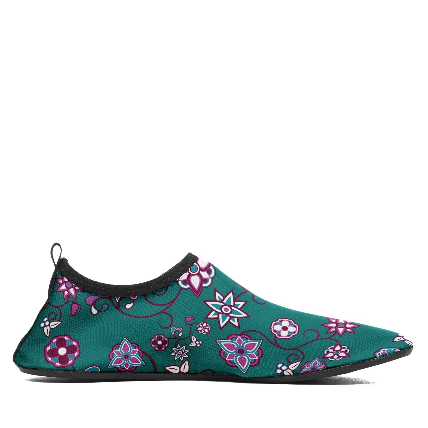 Burgundy Bloom Kid's Slip On Shoes Herman 