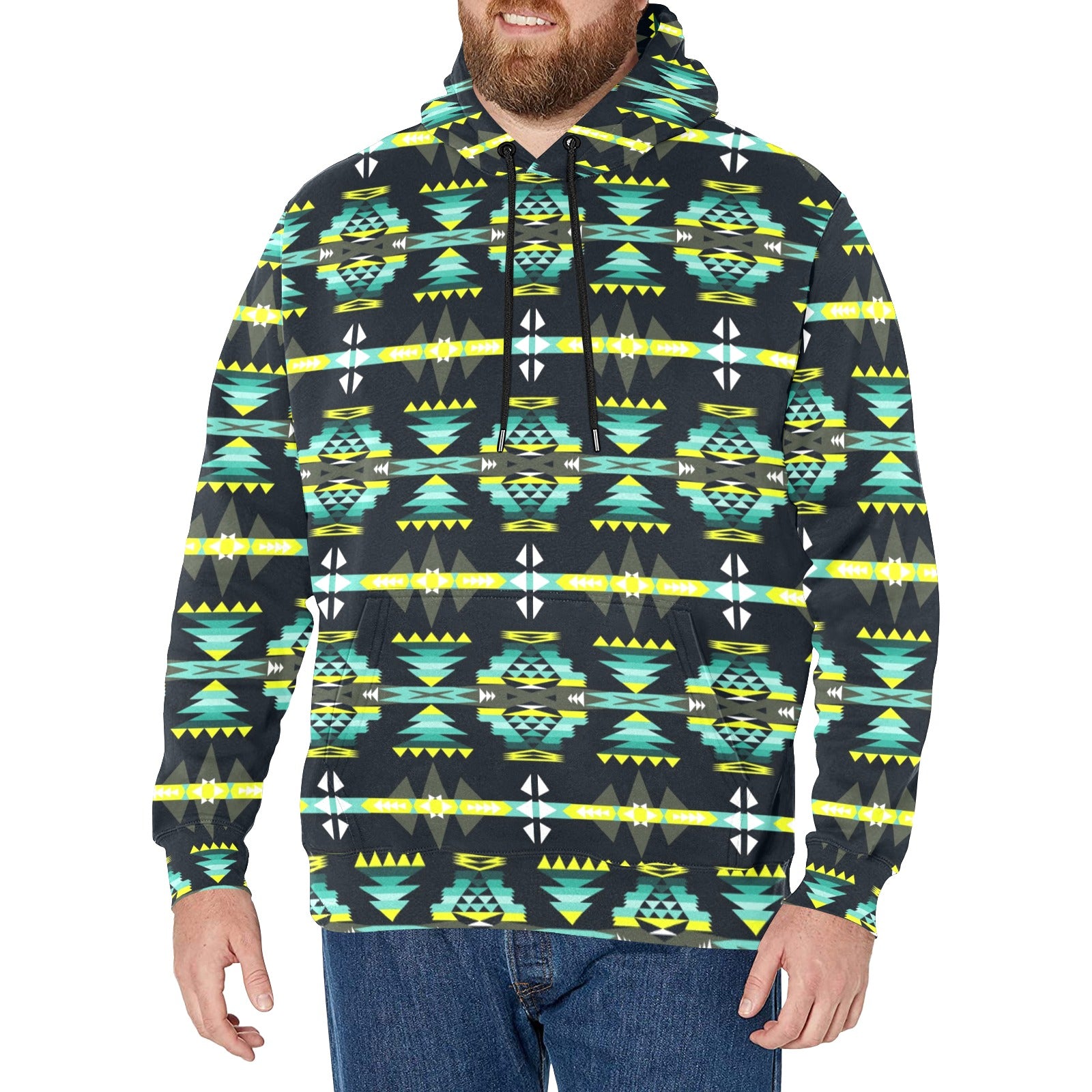 River Trail Men's Long Sleeve Fleece Hoodie