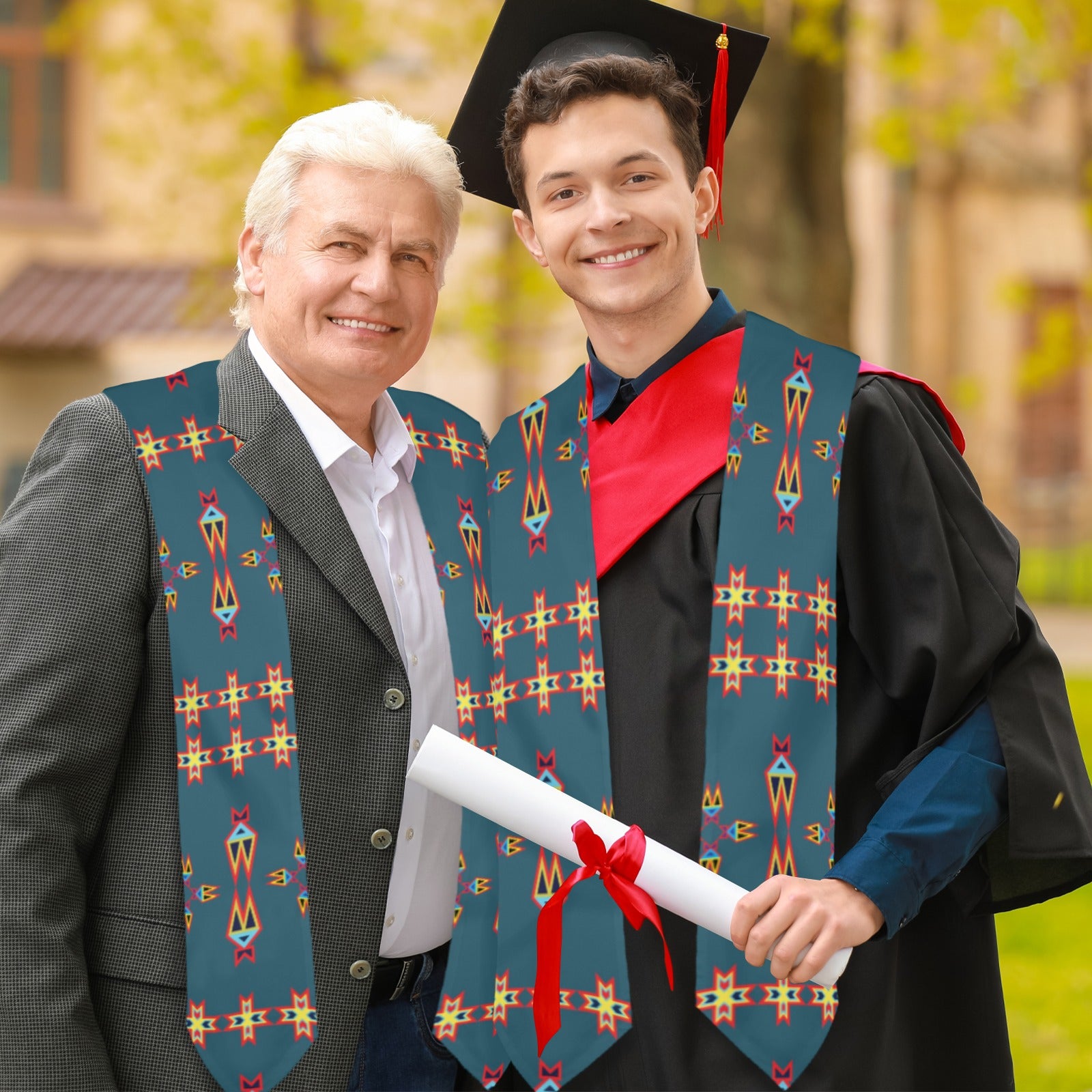 Four Directions Lodges Ocean Graduation Stole