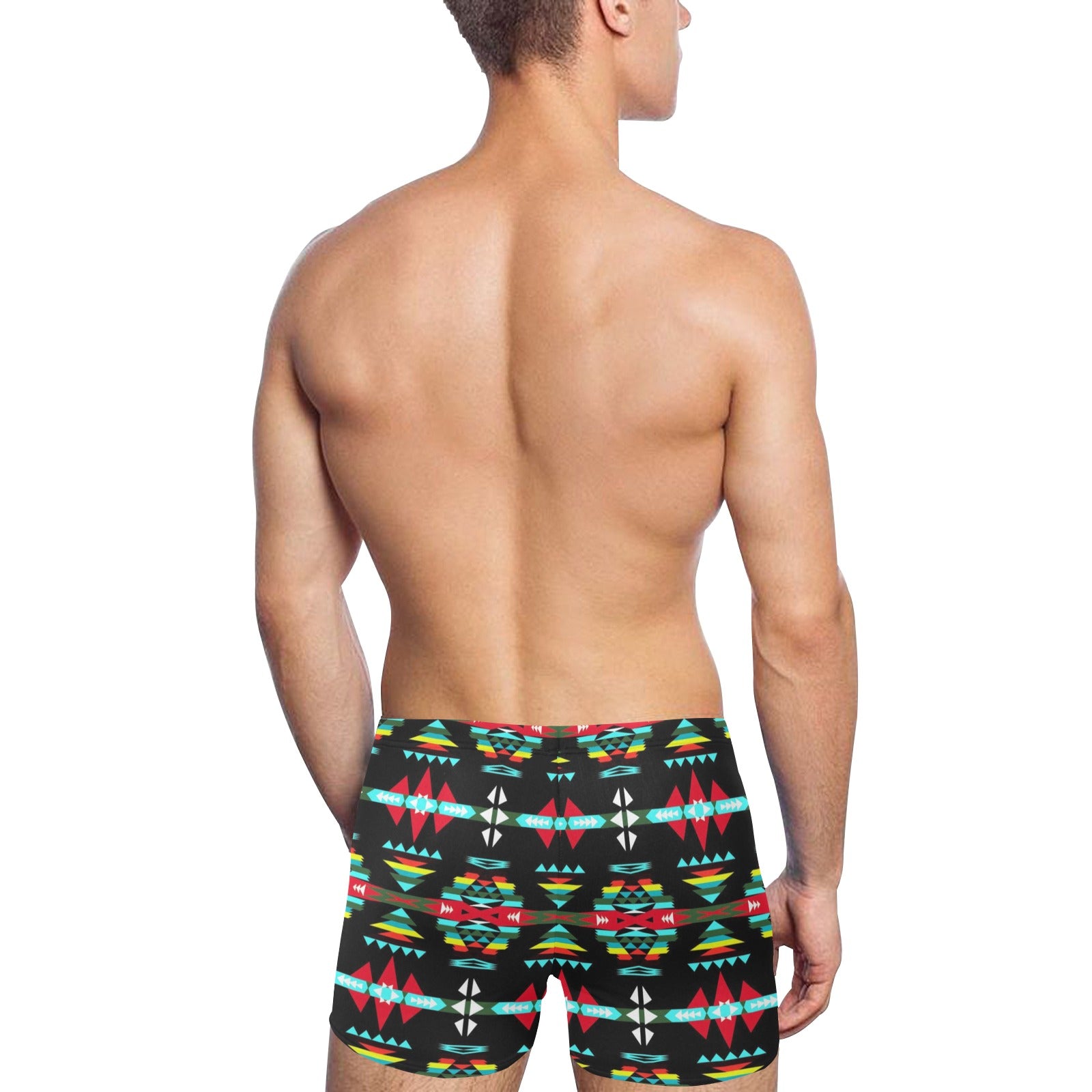 River Trail Sunset Men's Swimming Trunks