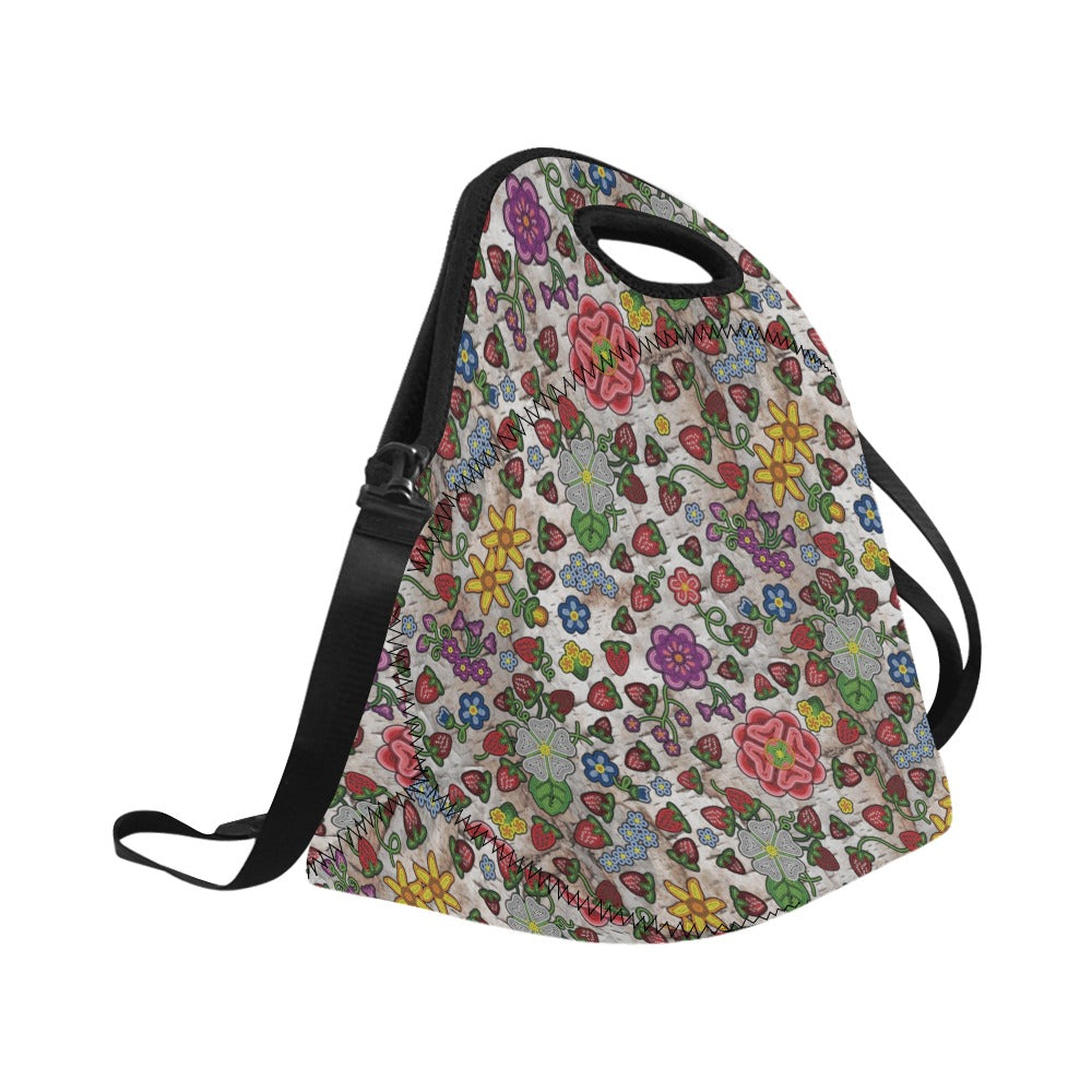 Berry Pop Br Bark Neoprene Lunch Bag/Large