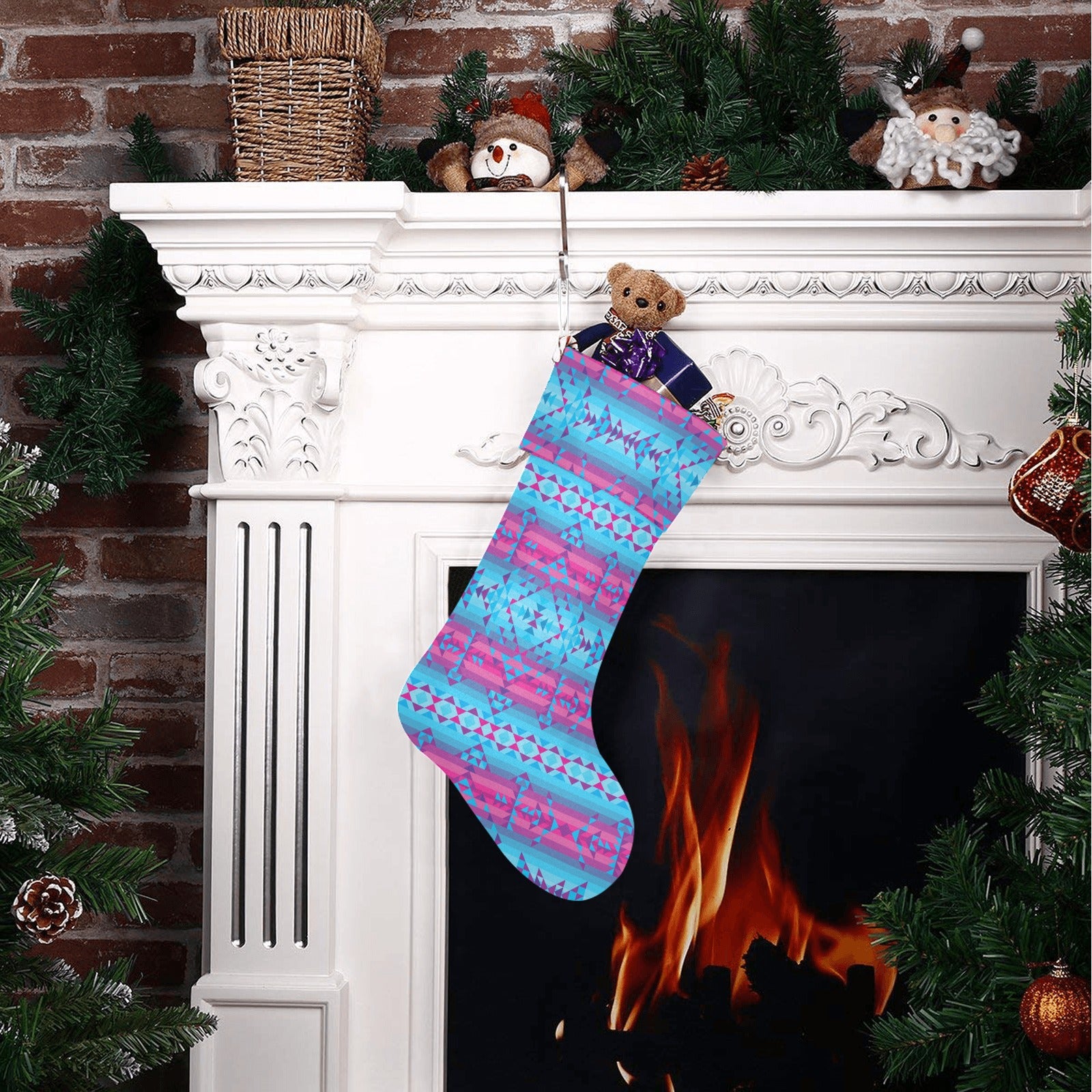 Cool Frost Christmas Stocking