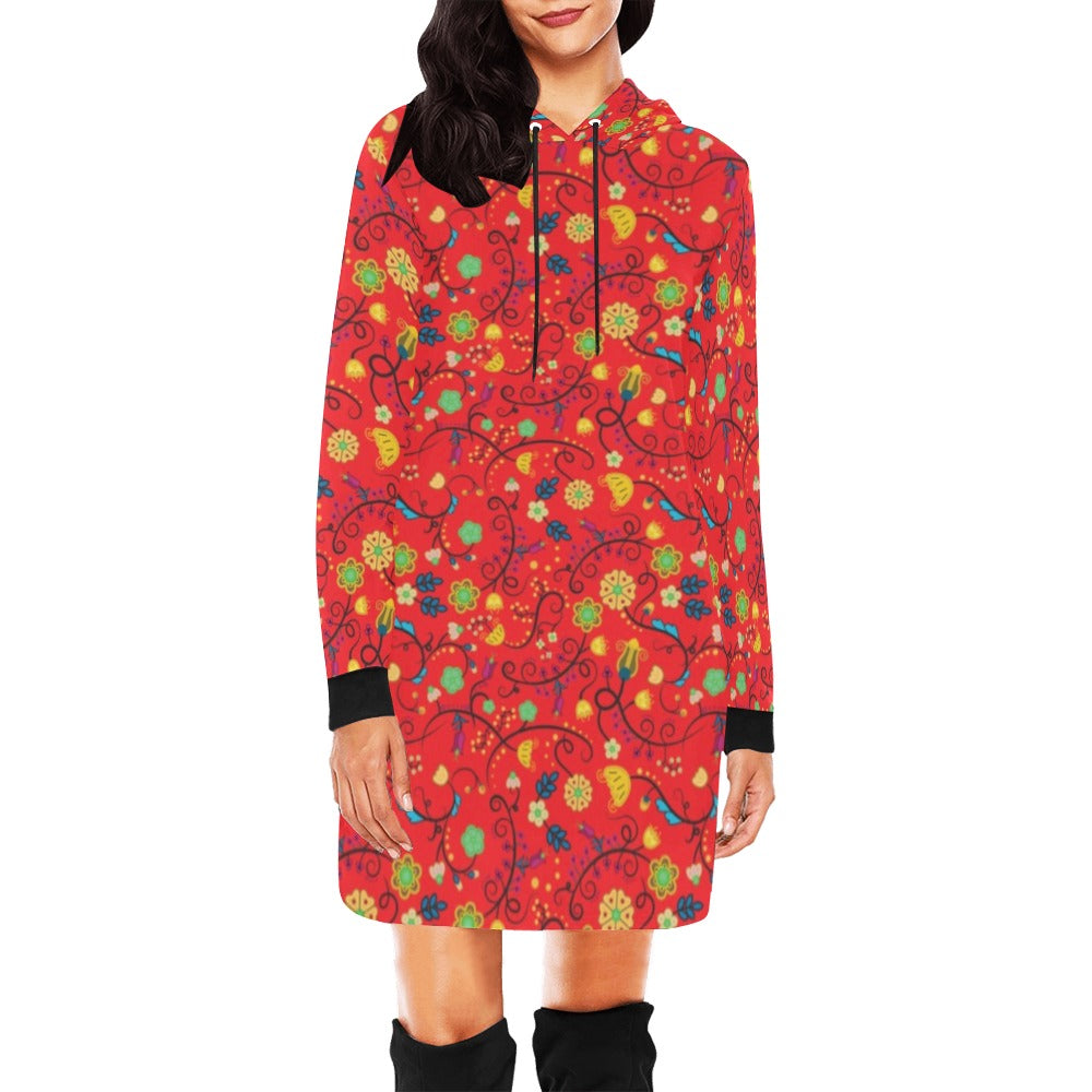 Nipin Blossom Fire Hoodie Dress