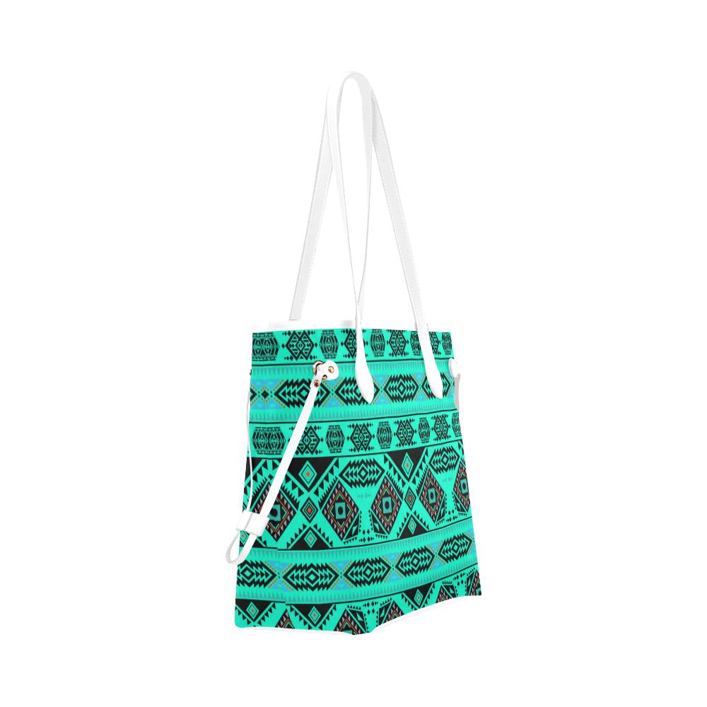 California Coast Big Seas Clover Canvas Tote Bag (Model 1661) Clover Canvas Tote Bag (1661) e-joyer 