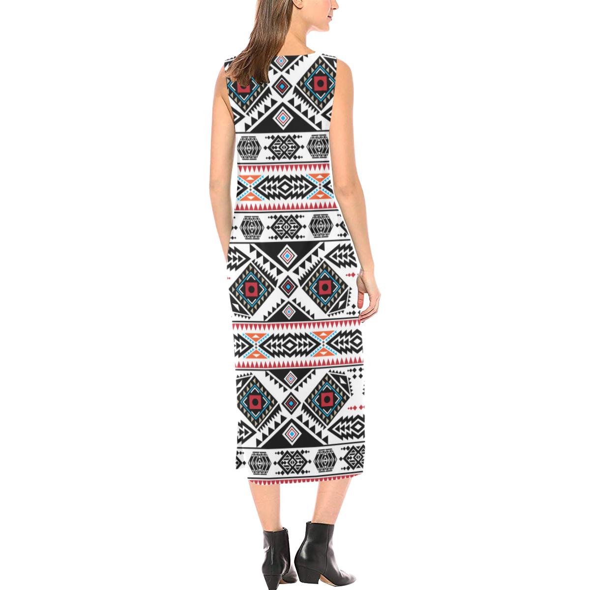 California Coast Phaedra Sleeveless Open Fork Long Dress (Model D08) Phaedra Sleeveless Open Fork Long Dress (D08) e-joyer 