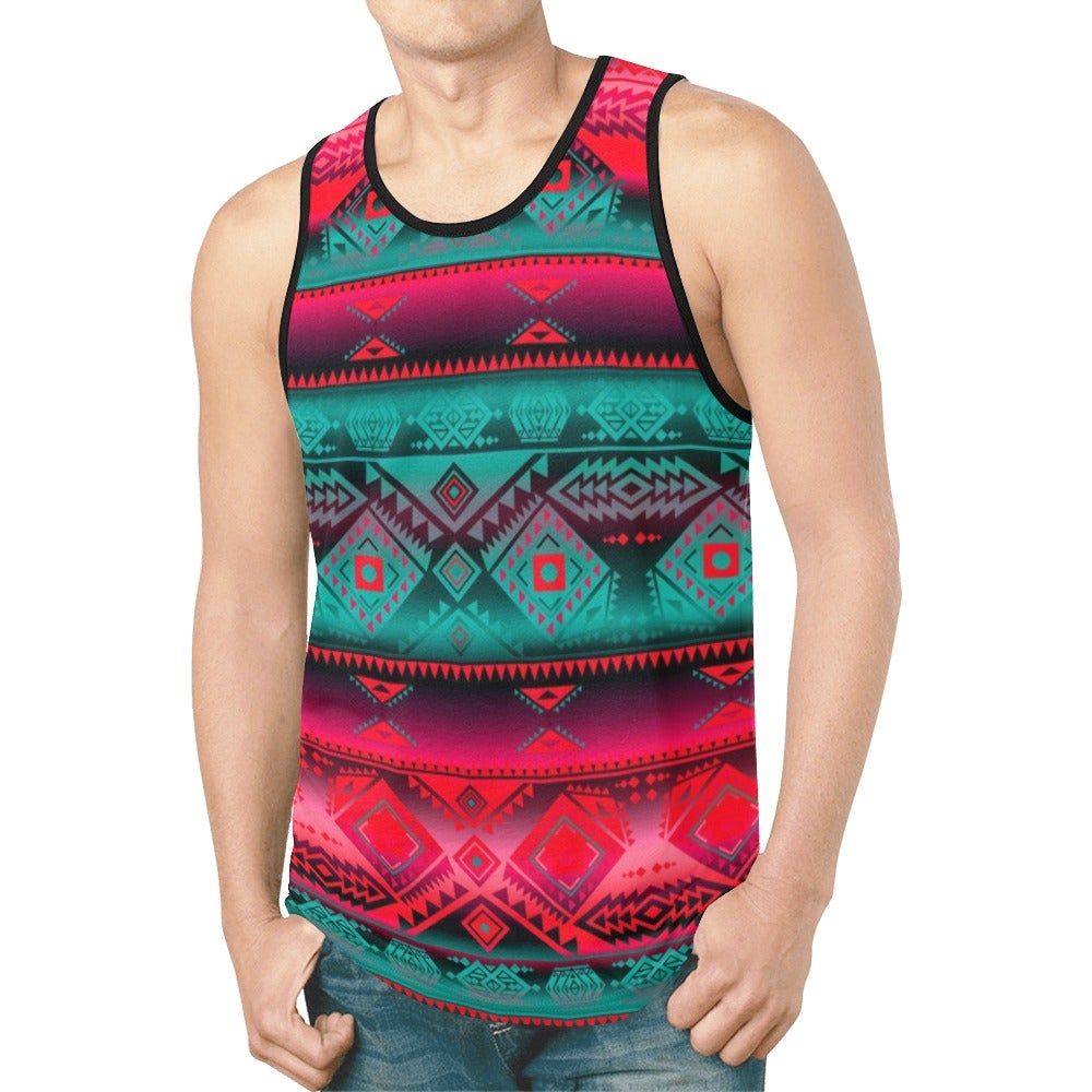 California Coast Summer Gather New All Over Print Tank Top for Men (Model T46) New All Over Print Tank Top for Men (T46) e-joyer 