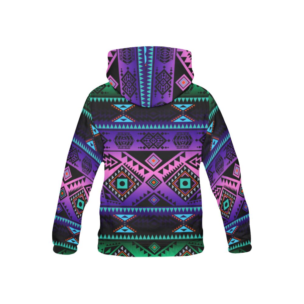 California Coast Sunrise All Over Print Hoodie for Kid (USA Size) (Model H13) All Over Print Hoodie for Kid (H13) e-joyer 
