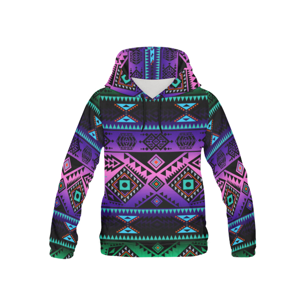 California Coast Sunrise All Over Print Hoodie for Kid (USA Size) (Model H13) All Over Print Hoodie for Kid (H13) e-joyer 