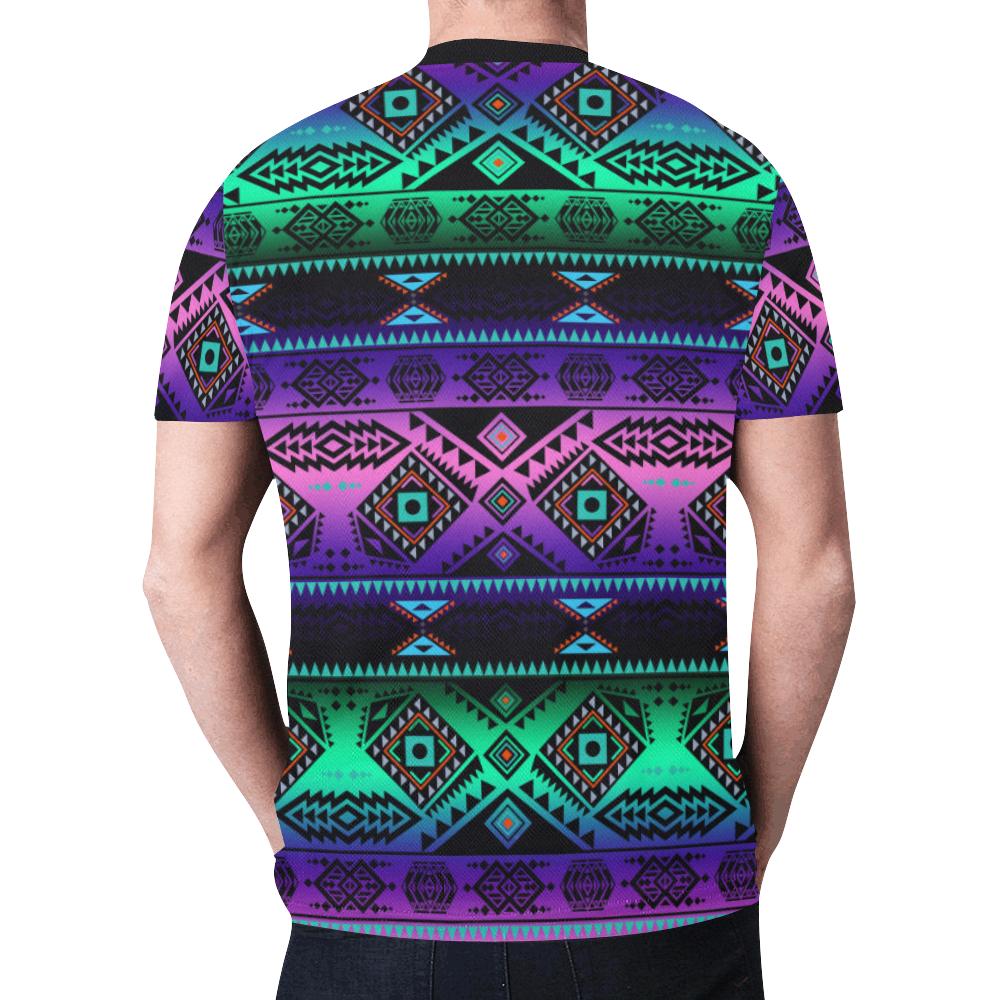 California Coast Sunrise New All Over Print T-shirt for Men (Model T45) New All Over Print T-shirt for Men (T45) e-joyer 