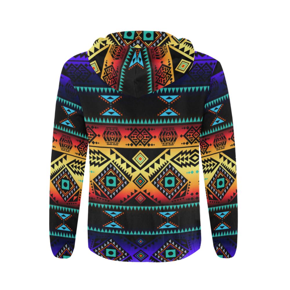 California Coast Sunset All Over Print Full Zip Hoodie for Men (Model H14) All Over Print Full Zip Hoodie for Men (H14) e-joyer 