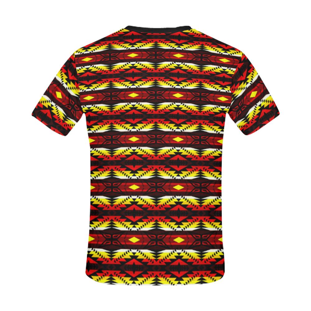 Canyon War Party All Over Print T-Shirt for Men/Large Size (USA Size) Model T40) All Over Print T-Shirt for Men/Large (T40) e-joyer 