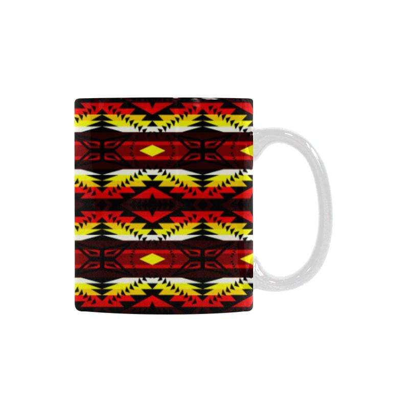 Canyon War Party White Mug(11OZ) White Mug e-joyer 