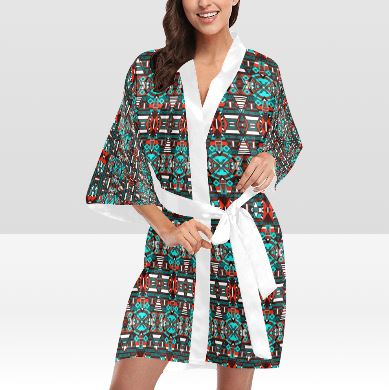 Captive Winter Kimono Robe Artsadd 