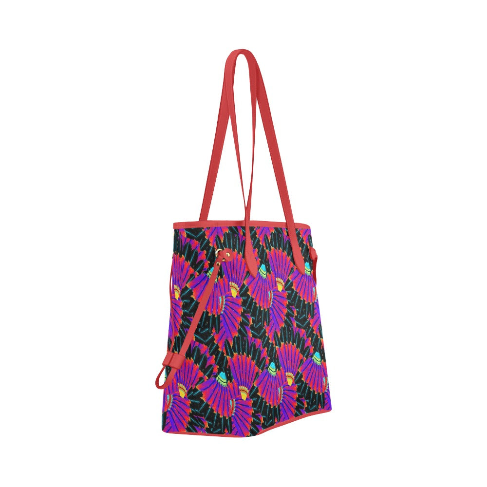 Eagle Feather Remix Clover Canvas Tote Bag