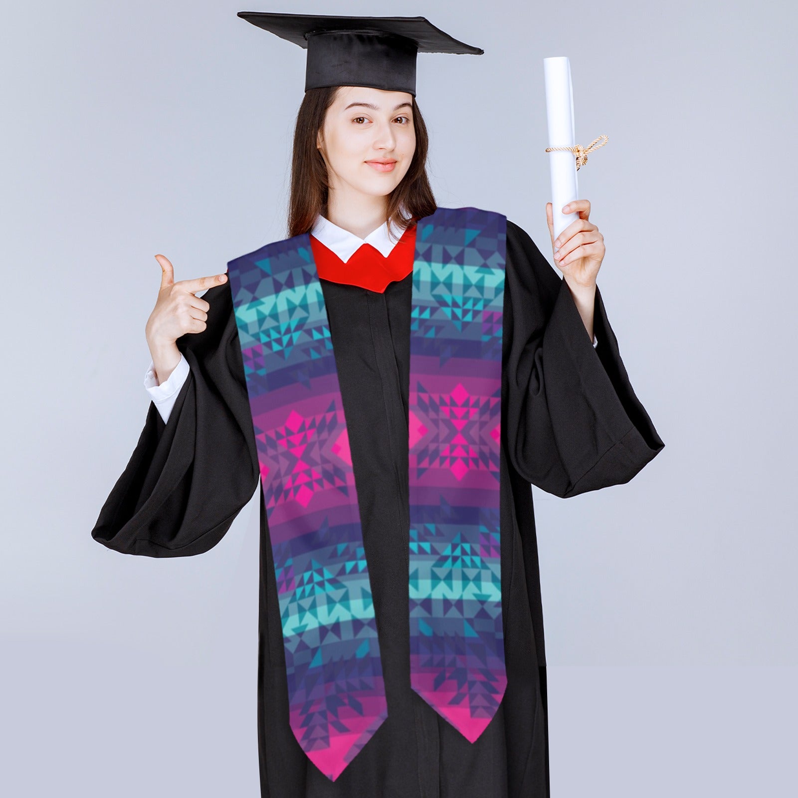 Dimensional Brightburn Graduation Stole