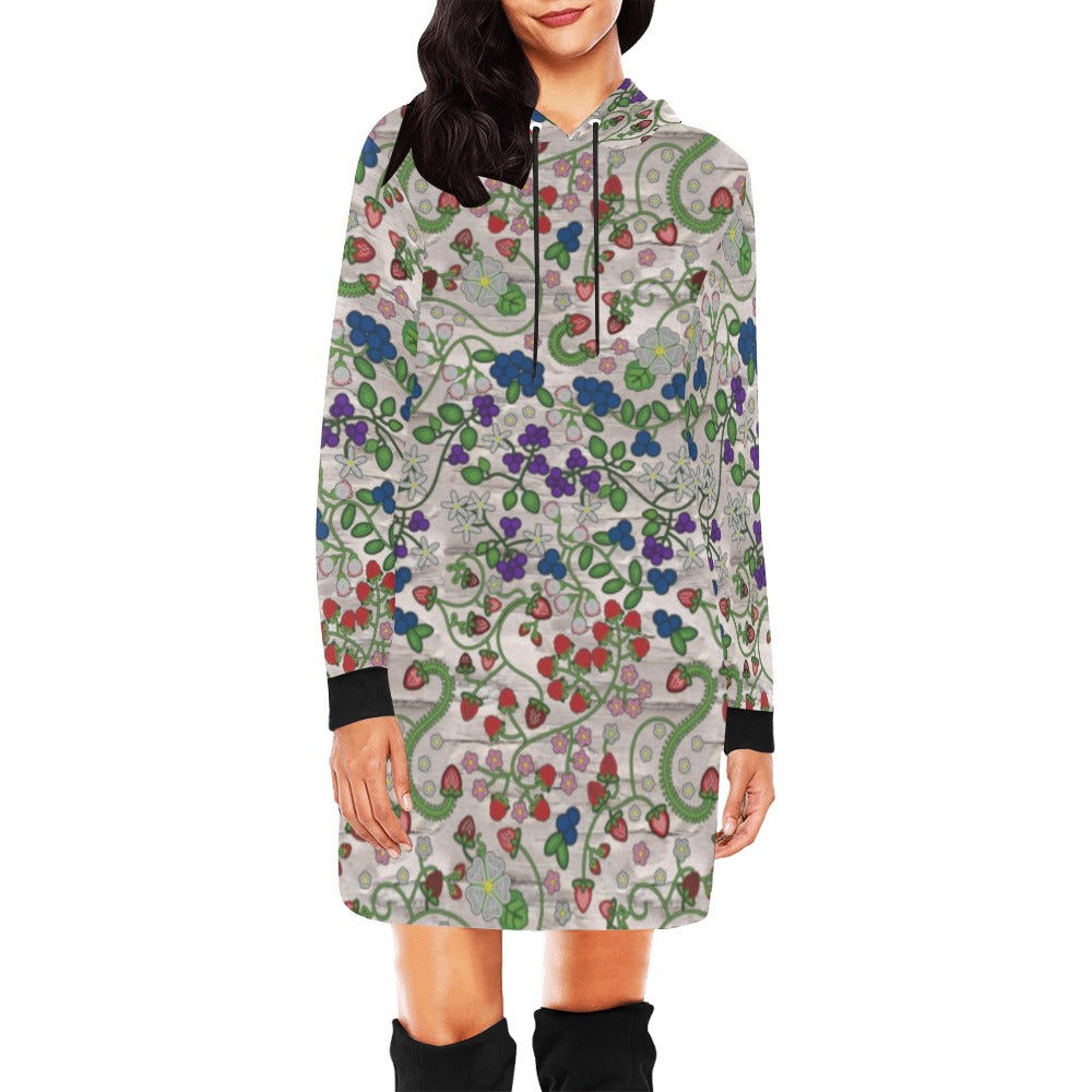 Grandmother Stories Bright Birch Hoodie Dress