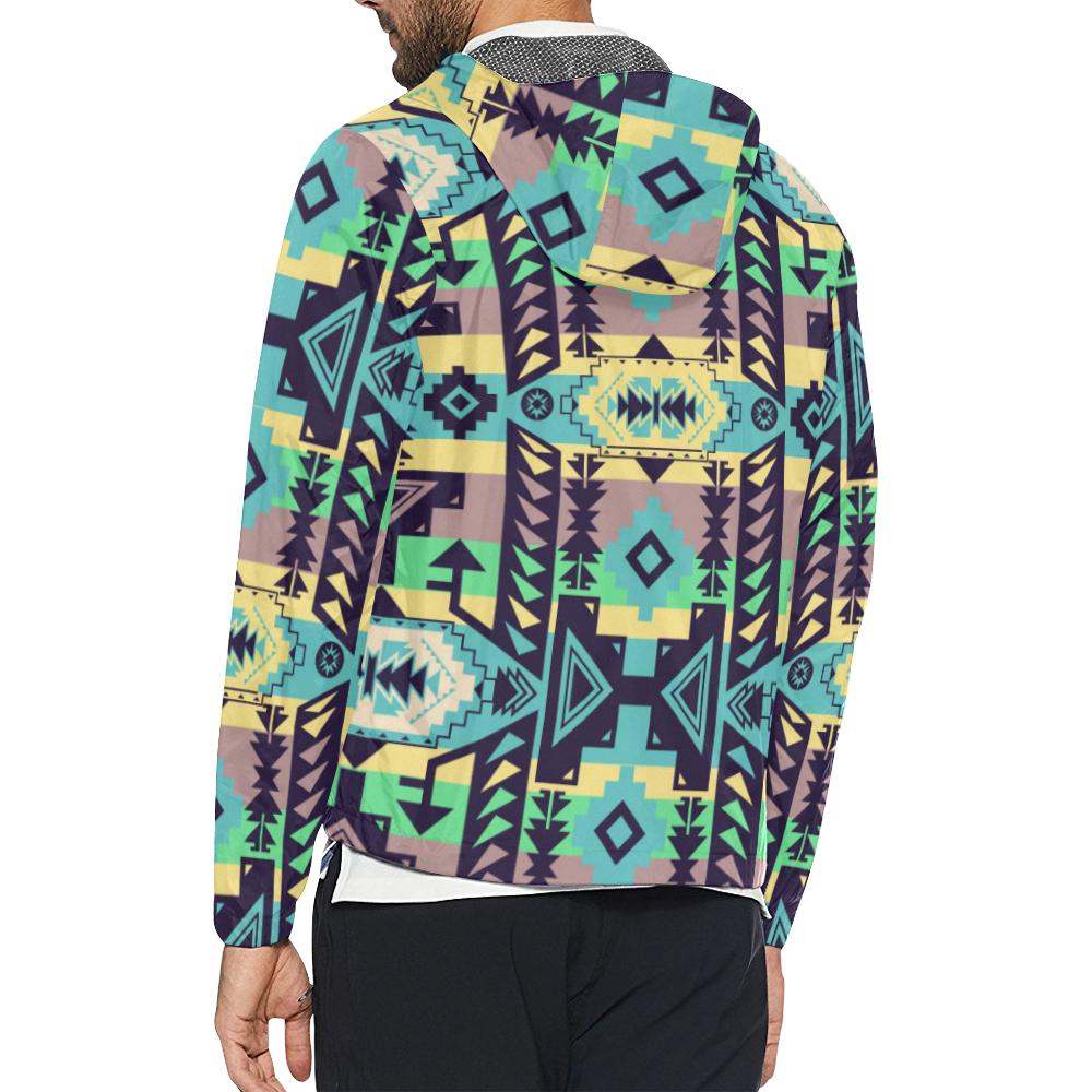 Chiefs Mountain 100 Unisex All Over Print Windbreaker (Model H23) All Over Print Windbreaker for Men (H23) e-joyer 