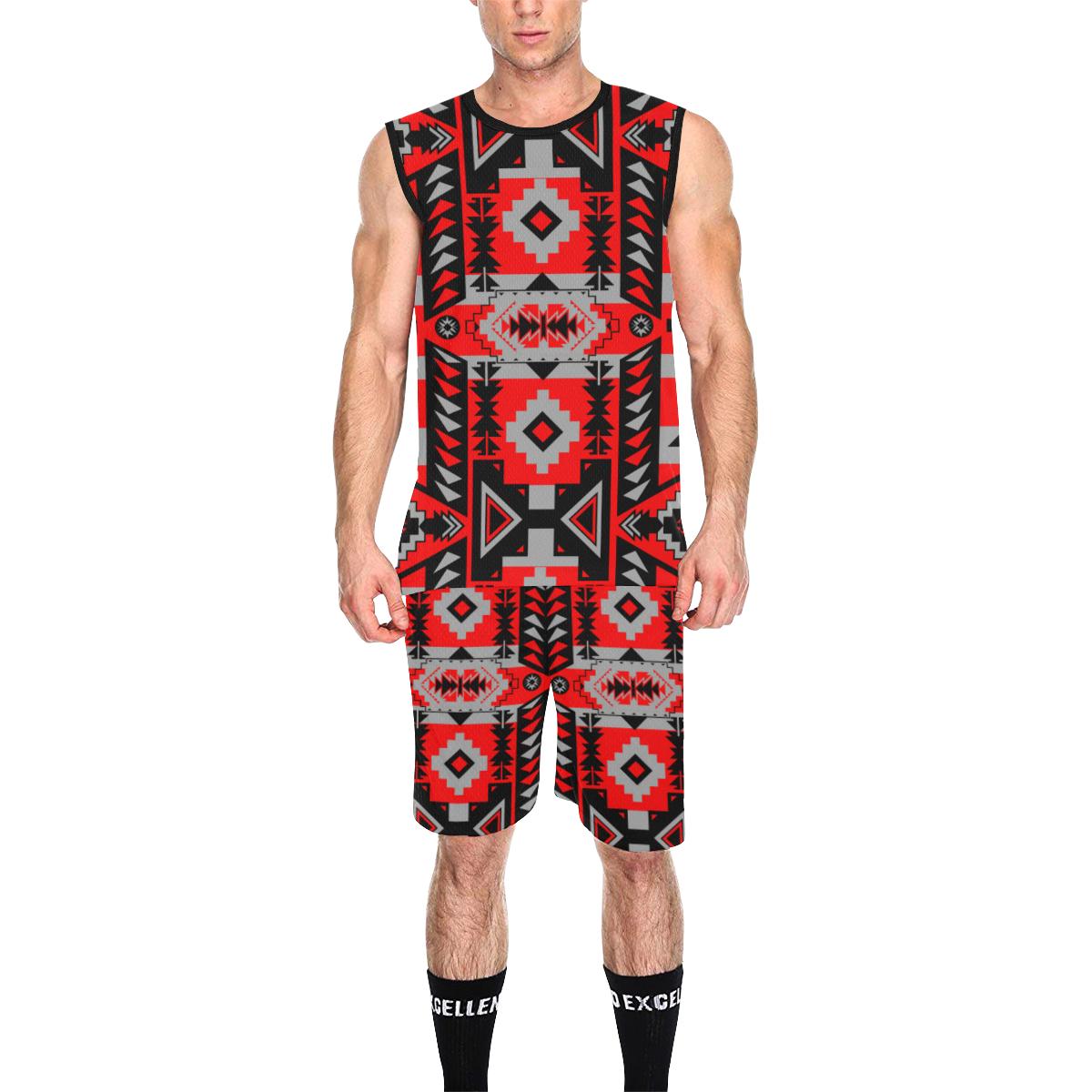 Chiefs Mountain Candy Sierra All Over Print Basketball Uniform Basketball Uniform e-joyer 