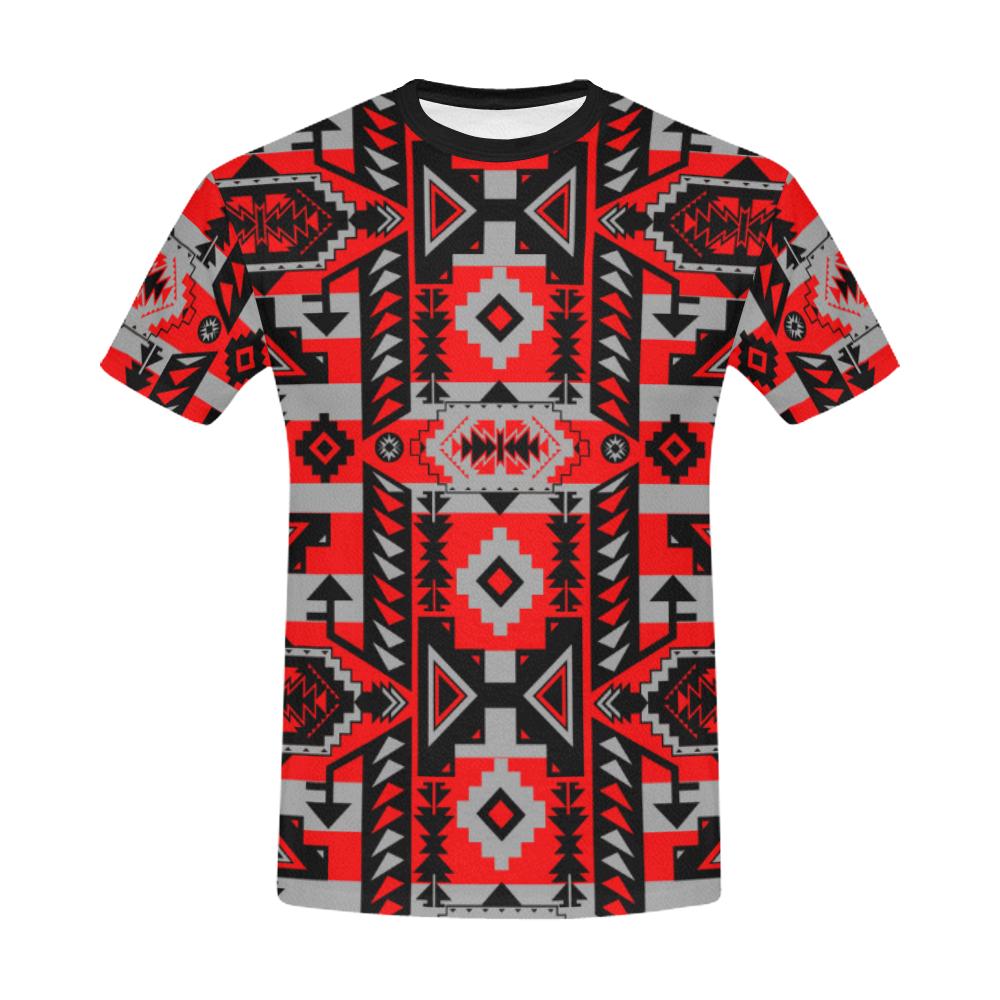 Chiefs Mountain Candy Sierra All Over Print T-Shirt for Men/Large Size (USA Size) Model T40) All Over Print T-Shirt for Men/Large (T40) e-joyer 