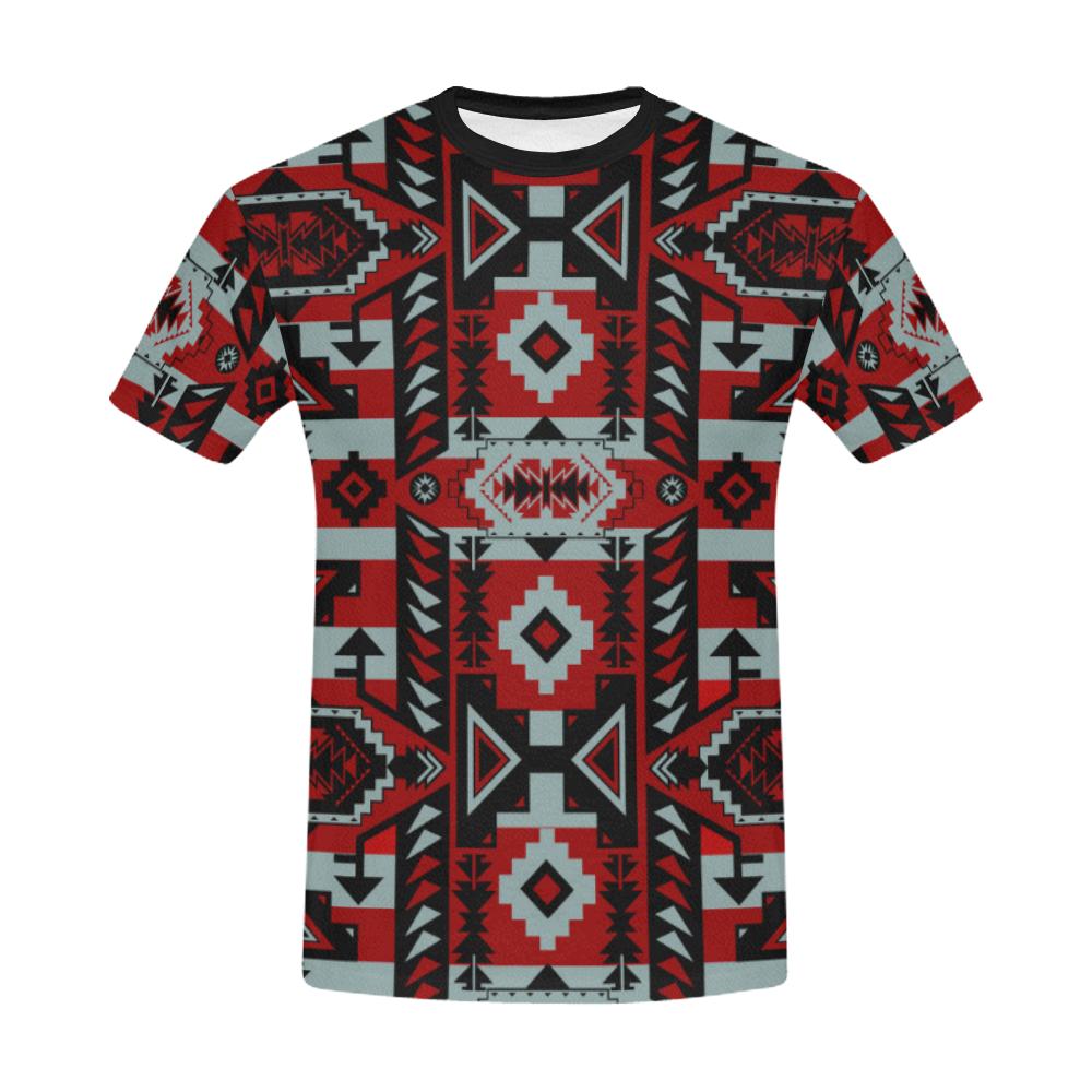 Chiefs Mountain Candy Sierra-Dark All Over Print T-Shirt for Men/Large Size (USA Size) Model T40) All Over Print T-Shirt for Men/Large (T40) e-joyer 