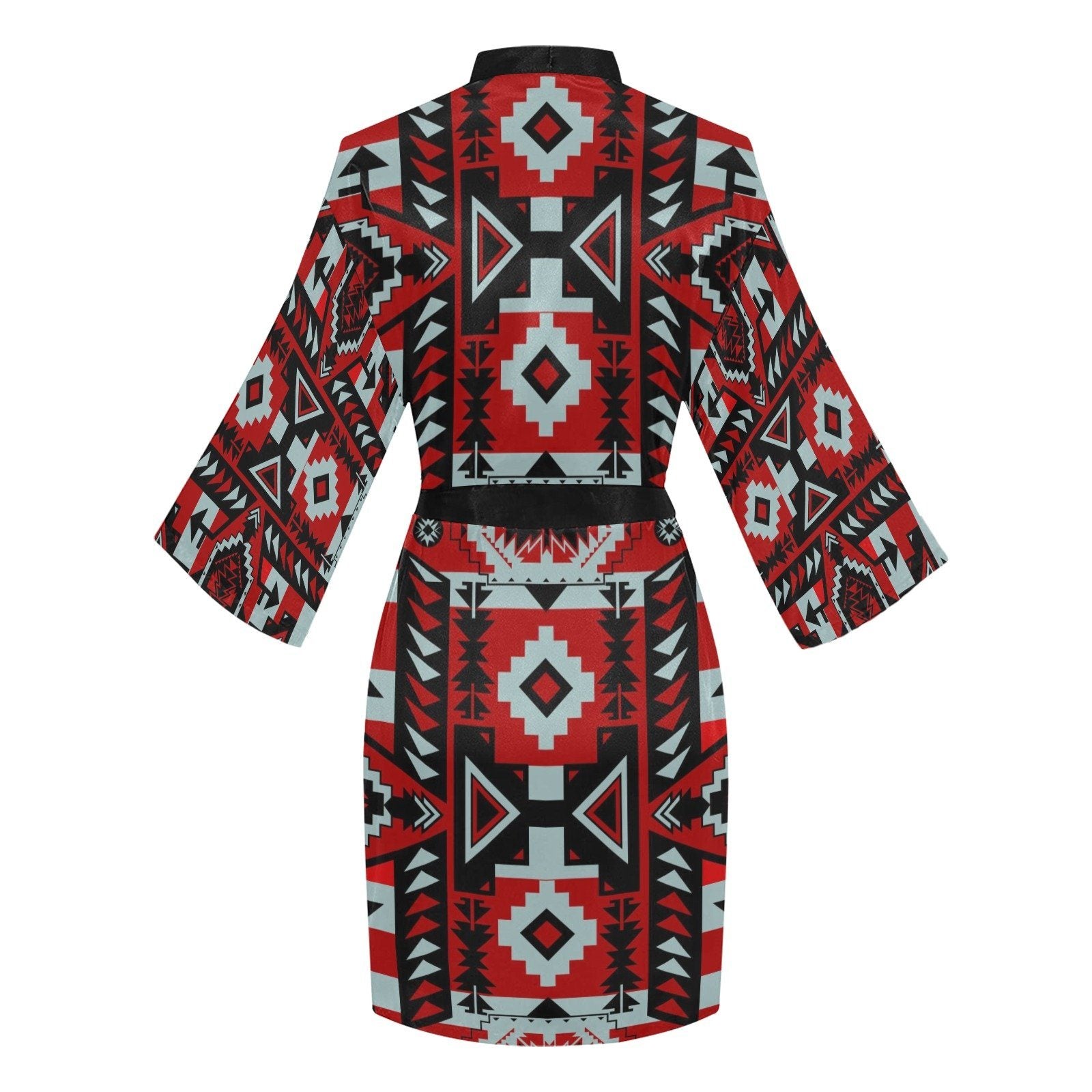 Chiefs Mountain Candy Sierra Dark Long Sleeve Kimono Robe Long Sleeve Kimono Robe e-joyer 