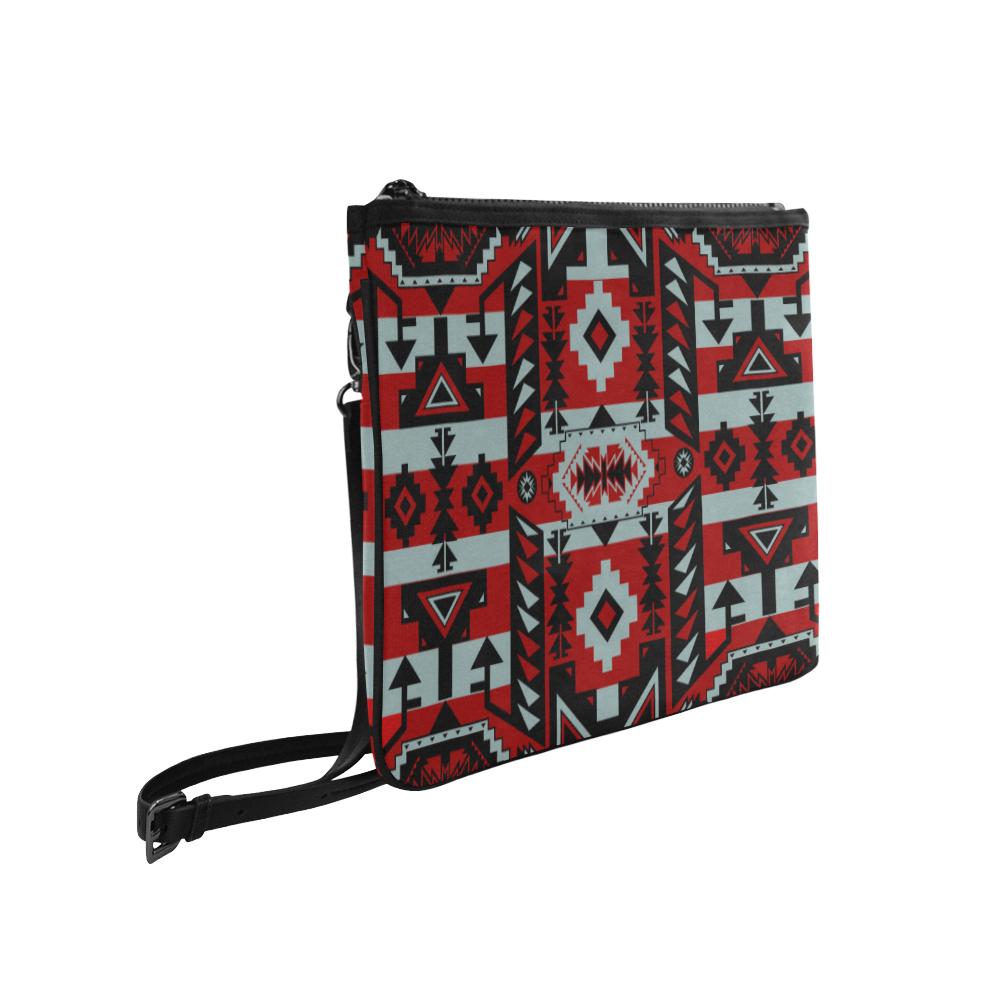 Chiefs Mountain Candy Sierra-Dark Slim Clutch Bag (Model 1668) Slim Clutch Bags (1668) e-joyer 