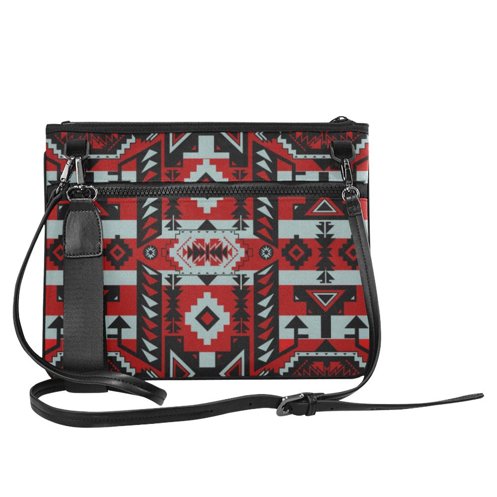 Chiefs Mountain Candy Sierra-Dark Slim Clutch Bag (Model 1668) Slim Clutch Bags (1668) e-joyer 