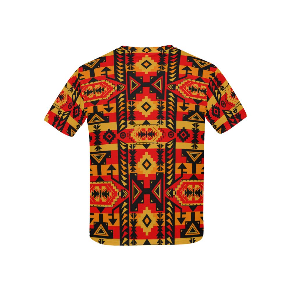 Chiefs Mountain Fire Kids' All Over Print T-shirt (USA Size) (Model T40) All Over Print T-shirt for Kid (T40) e-joyer 