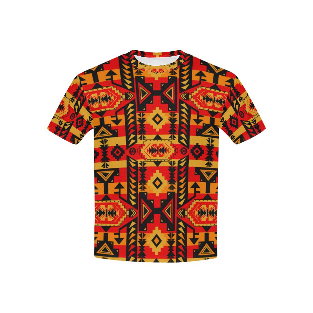Chiefs Mountain Fire Kids' All Over Print T-shirt (USA Size) (Model T40) All Over Print T-shirt for Kid (T40) e-joyer 