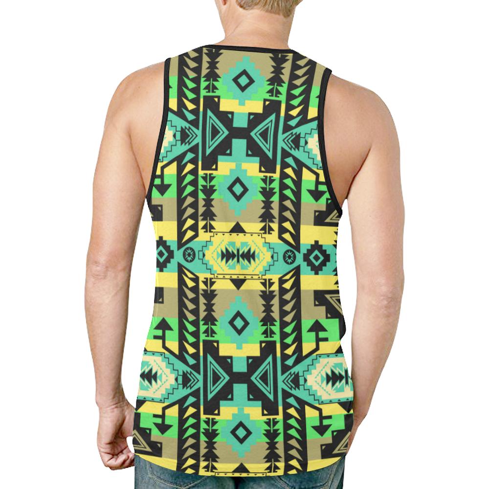 Chiefs Mountain Light Kelly New All Over Print Tank Top for Men (Model T46) New All Over Print Tank Top for Men (T46) e-joyer 