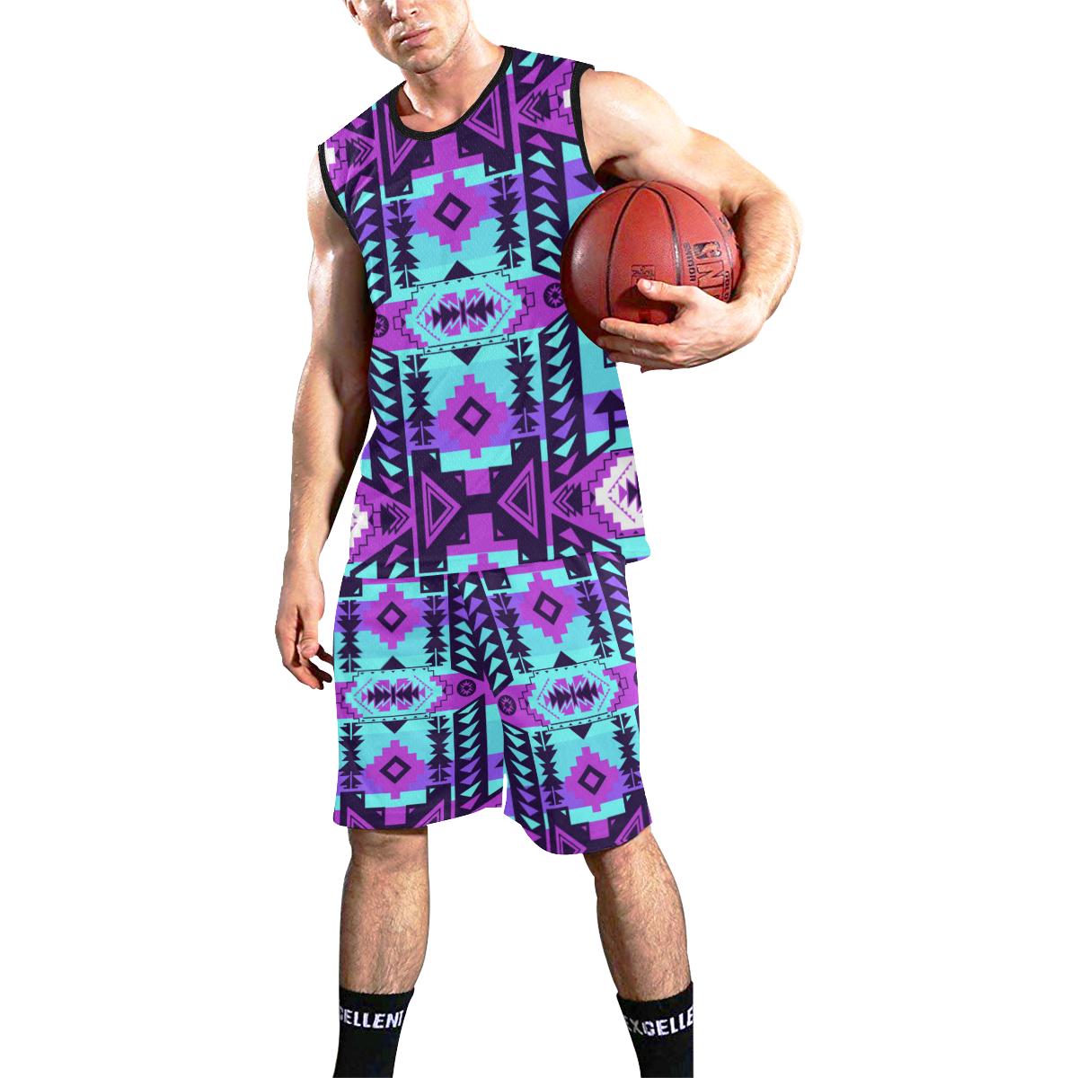Chiefs Mountain Moon Shadow All Over Print Basketball Uniform Basketball Uniform e-joyer 