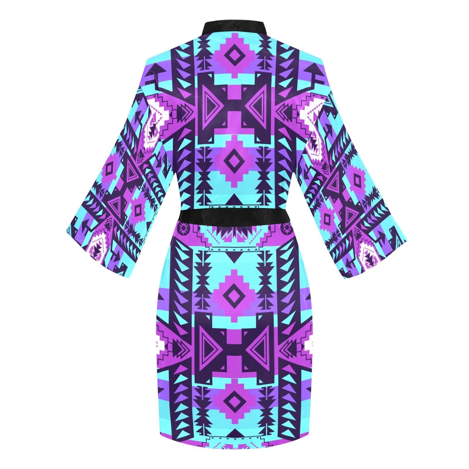 Chiefs Mountain Moon Shadow Long Sleeve Kimono Robe Long Sleeve Kimono Robe e-joyer 