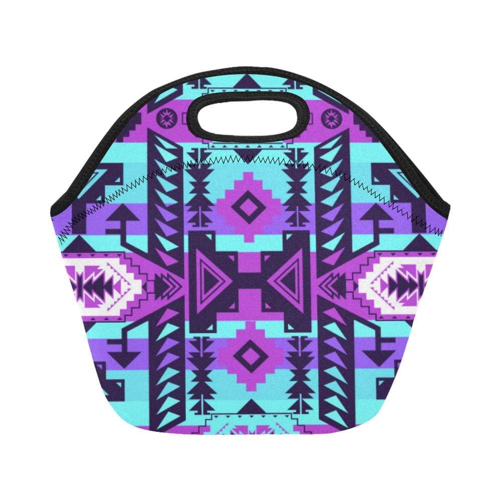 Chiefs Mountain Moon Shadow Neoprene Lunch Bag/Small (Model 1669) Neoprene Lunch Bag/Small (1669) e-joyer 