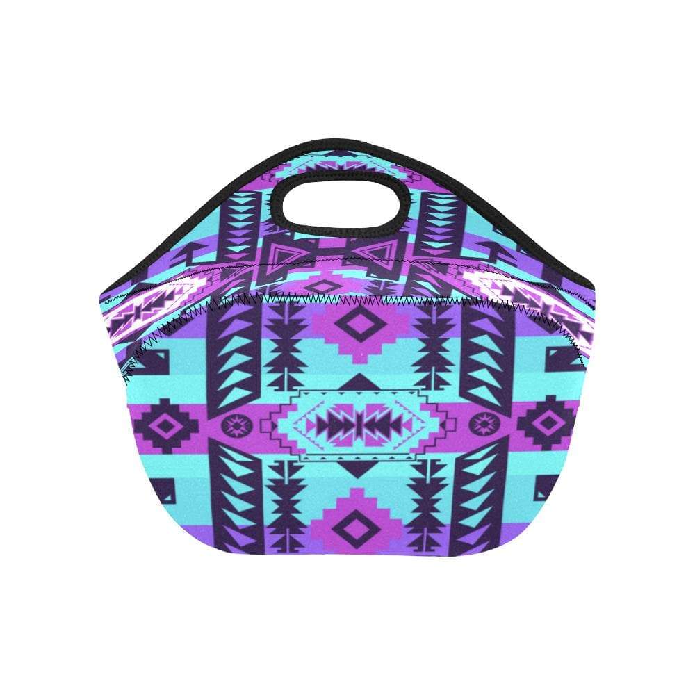Chiefs Mountain Moon Shadow Neoprene Lunch Bag/Small (Model 1669) Neoprene Lunch Bag/Small (1669) e-joyer 
