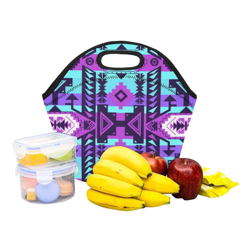 Chiefs Mountain Moon Shadow Neoprene Lunch Bag/Small (Model 1669) Neoprene Lunch Bag/Small (1669) e-joyer 