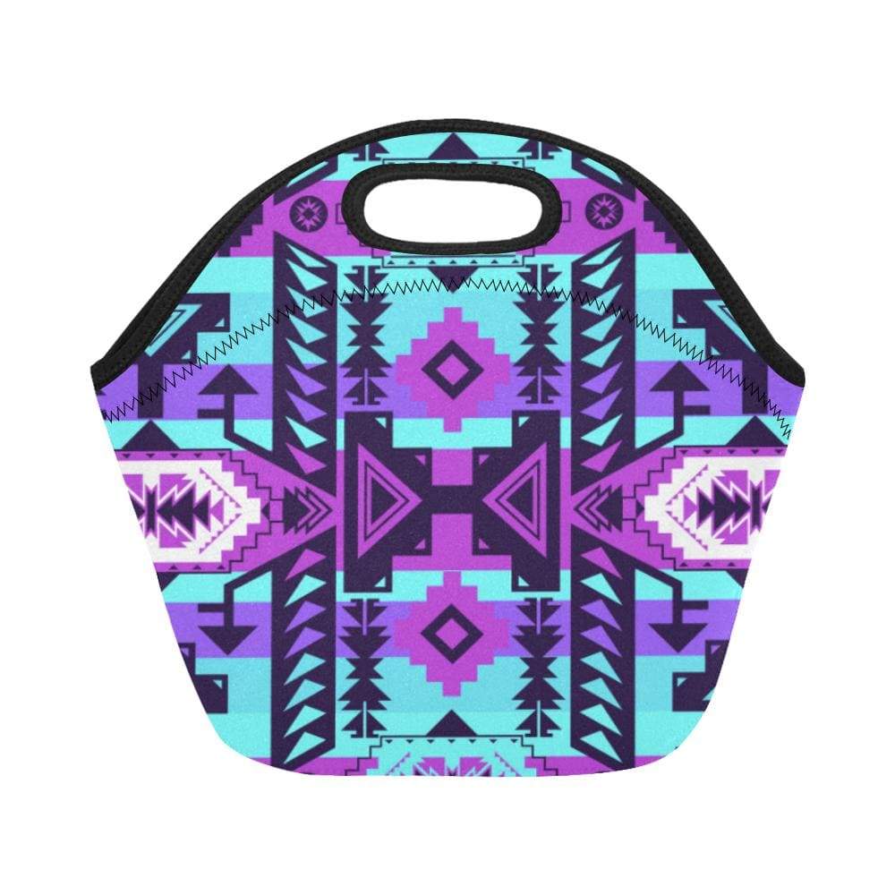 Chiefs Mountain Moon Shadow Neoprene Lunch Bag/Small (Model 1669) Neoprene Lunch Bag/Small (1669) e-joyer 